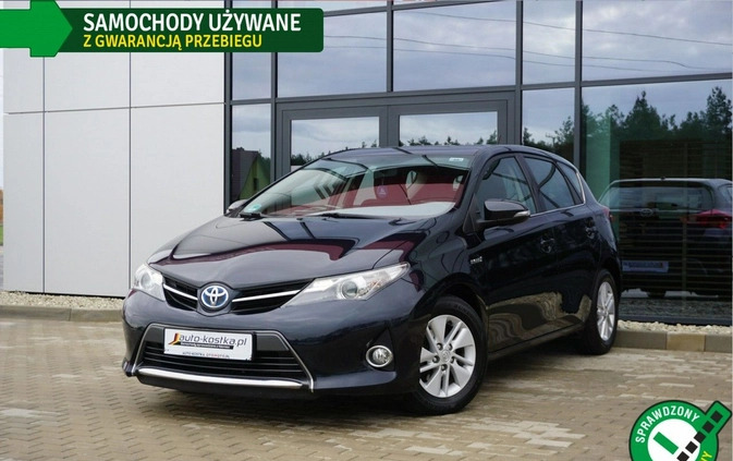 toyota opolskie Toyota Auris cena 52999 przebieg: 123687, rok produkcji 2014 z Zagórz